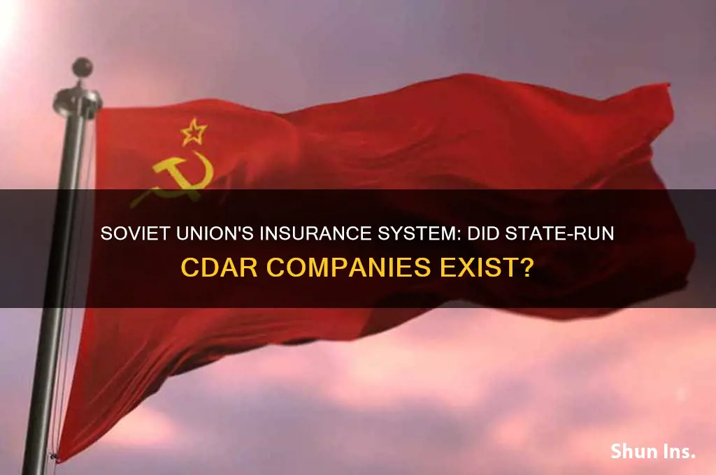 did the soviet union have cdar insurance copanies