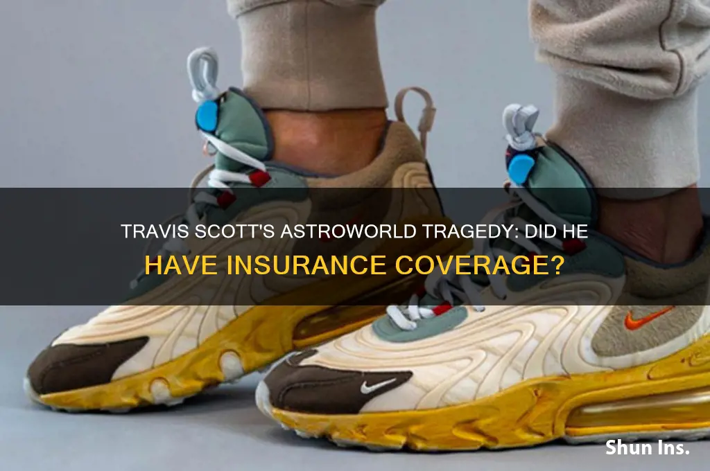did travis scott have insurance