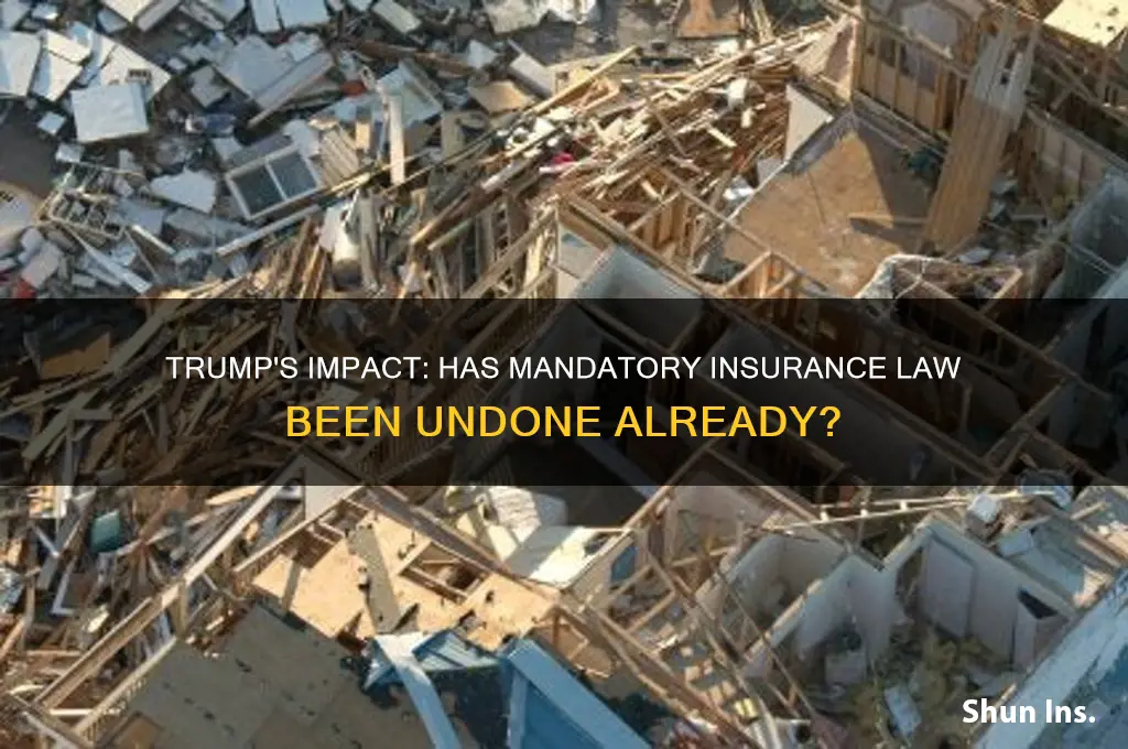did trump already undo the mandatory insurance law