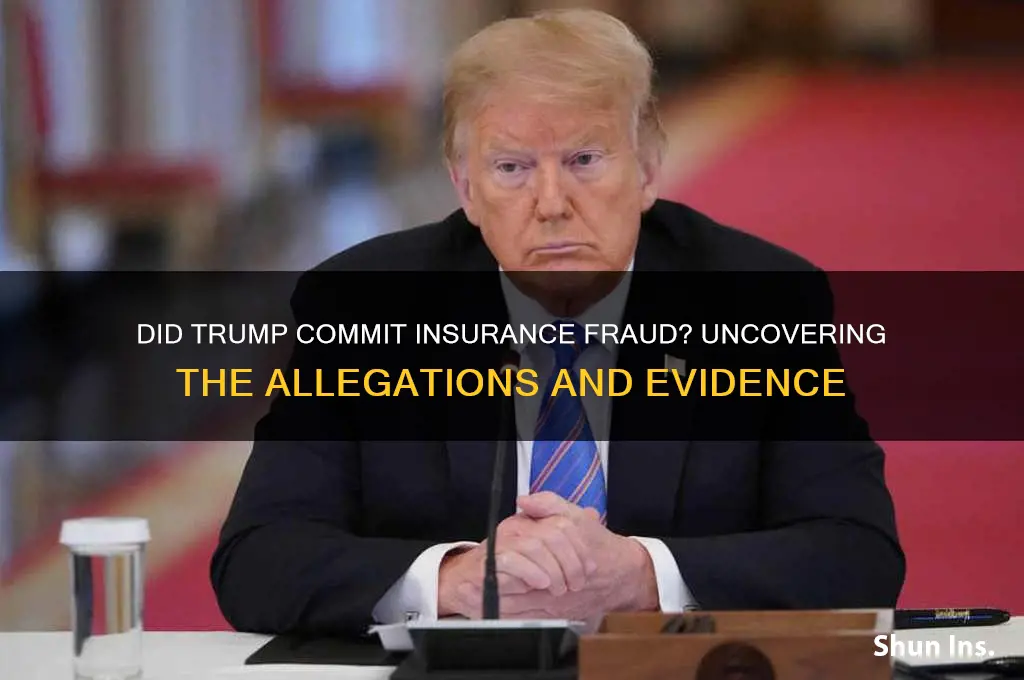 did trump defraud insurance co