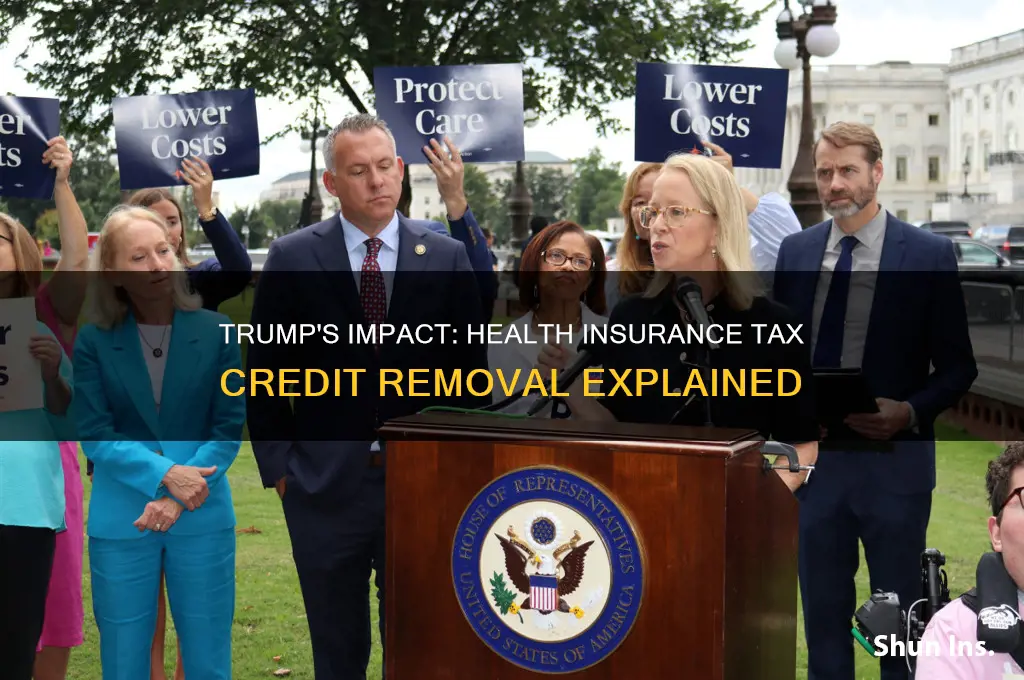 did trump remove tax credit from health insurance