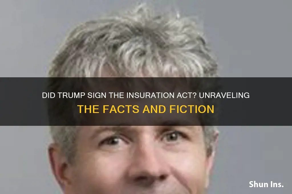 did trump sign insuration act