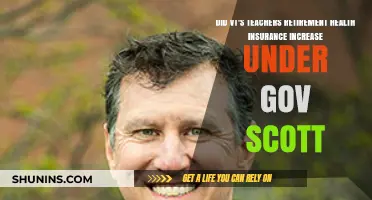 Did Vermont Teachers' Retirement Health Insurance Rise Under Governor Scott?