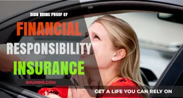 Consequences of Driving Without Proof of Financial Responsibility Insurance