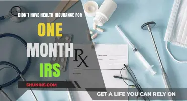 No Health Insurance for a Month? IRS Penalties Explained