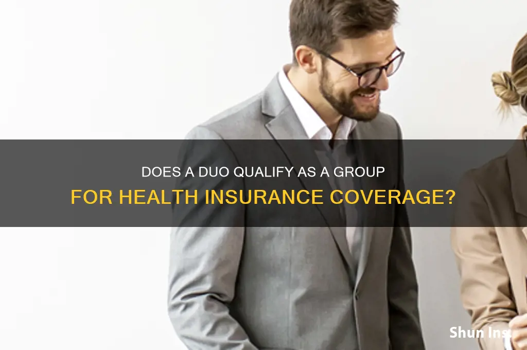 do 2 people make a group for health insurance