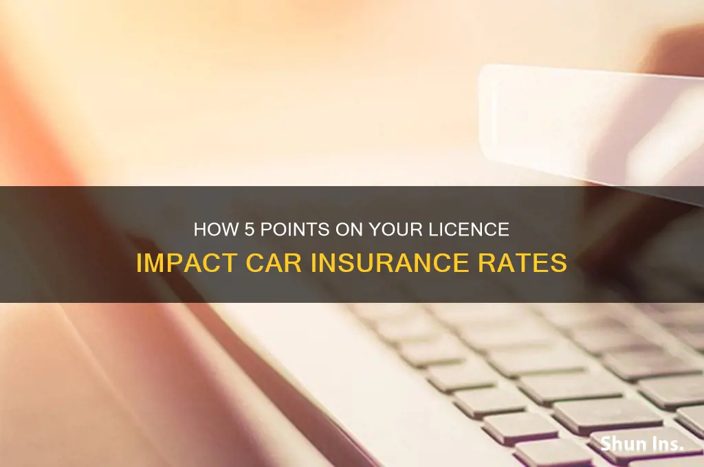 do 5 points on my licence raise insurance