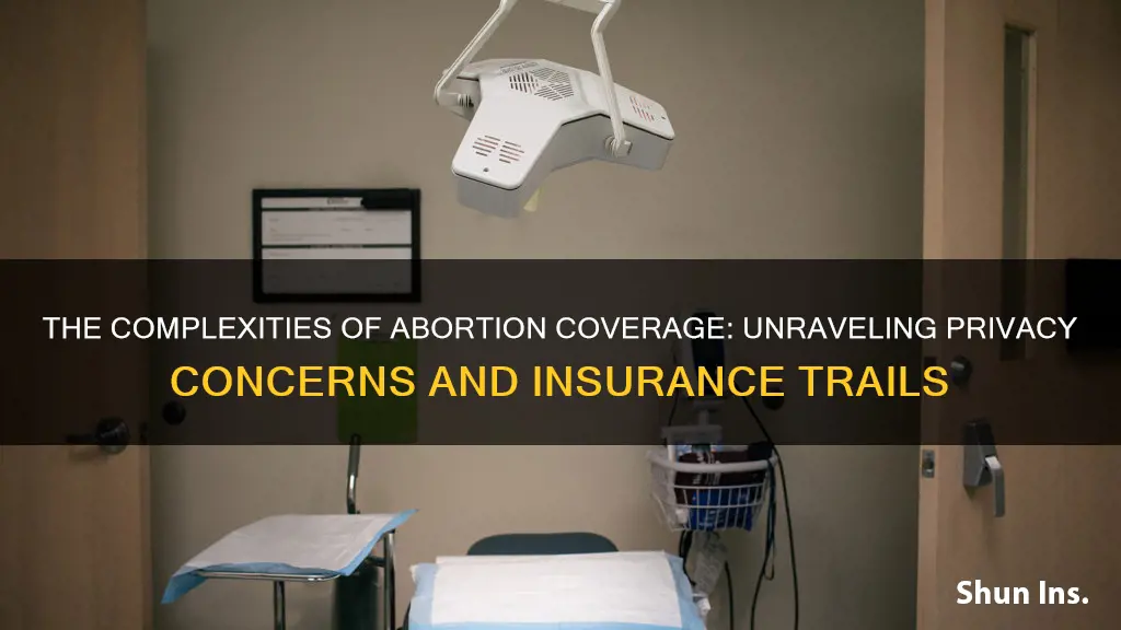 do abortions show up on insurance bills