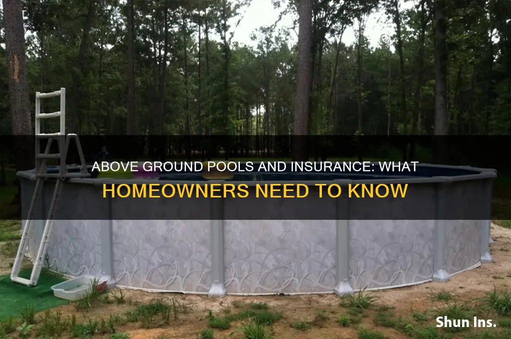 do above ground pools increase insurance