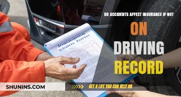 Accident Impact on Insurance: No Driving Record Mention