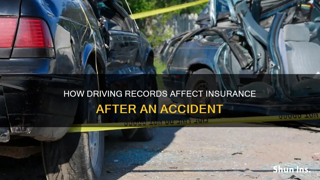 do accidents show on driving record for insurance