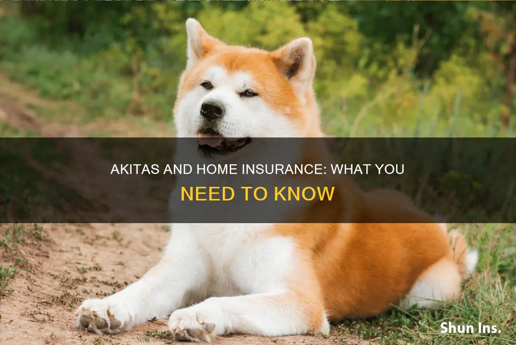 do akitas make your homeowners insurance go up