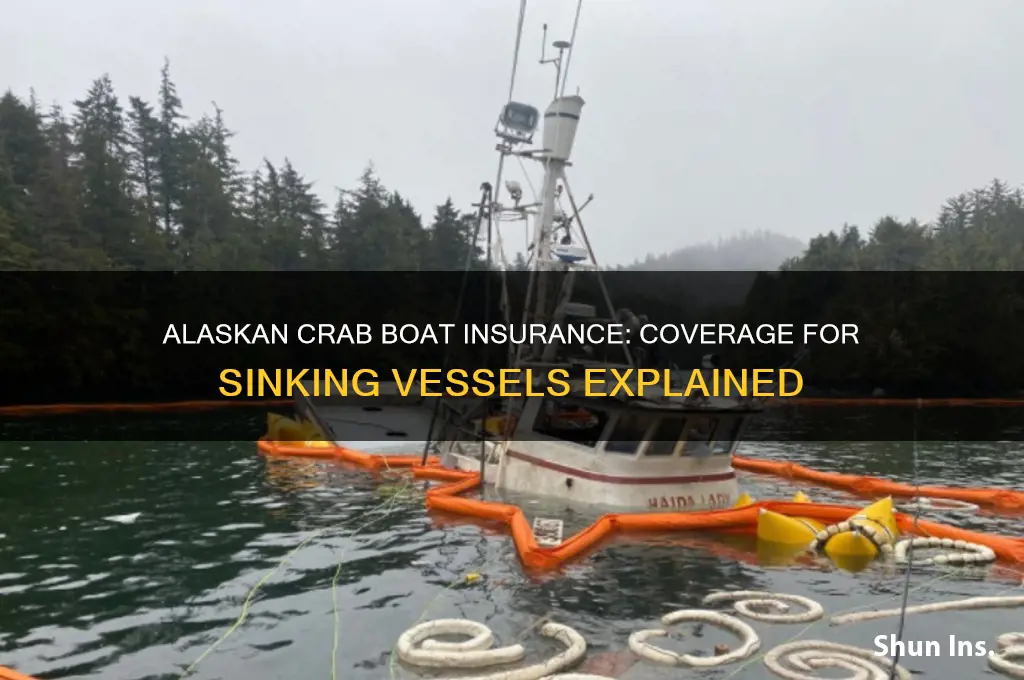 do alaskan crab boats have insurance if they sink