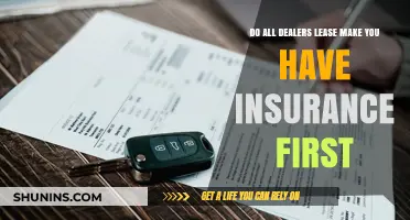 Do All Car Dealers Require Insurance Before Leasing a Vehicle?