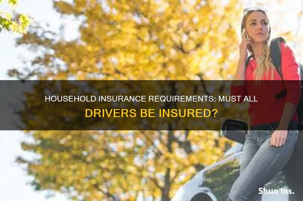 do all drivers in a household have to be insured