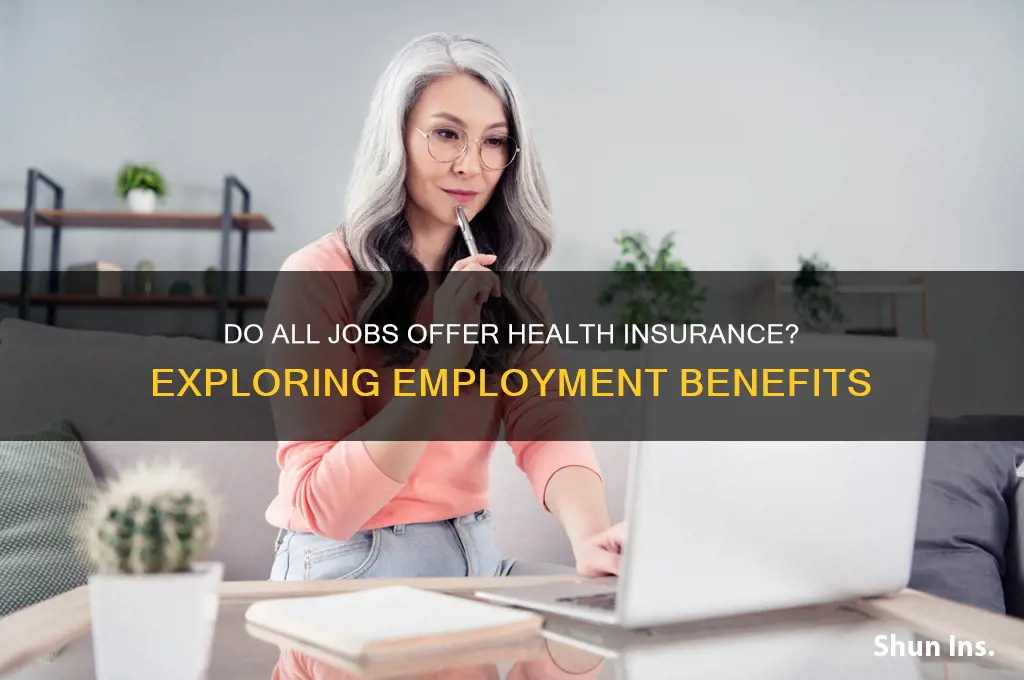 do all jobs have health insurance