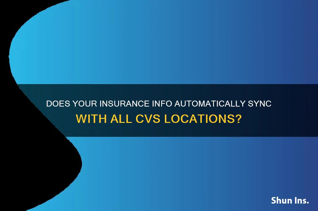 do all the cvs have your insurance information