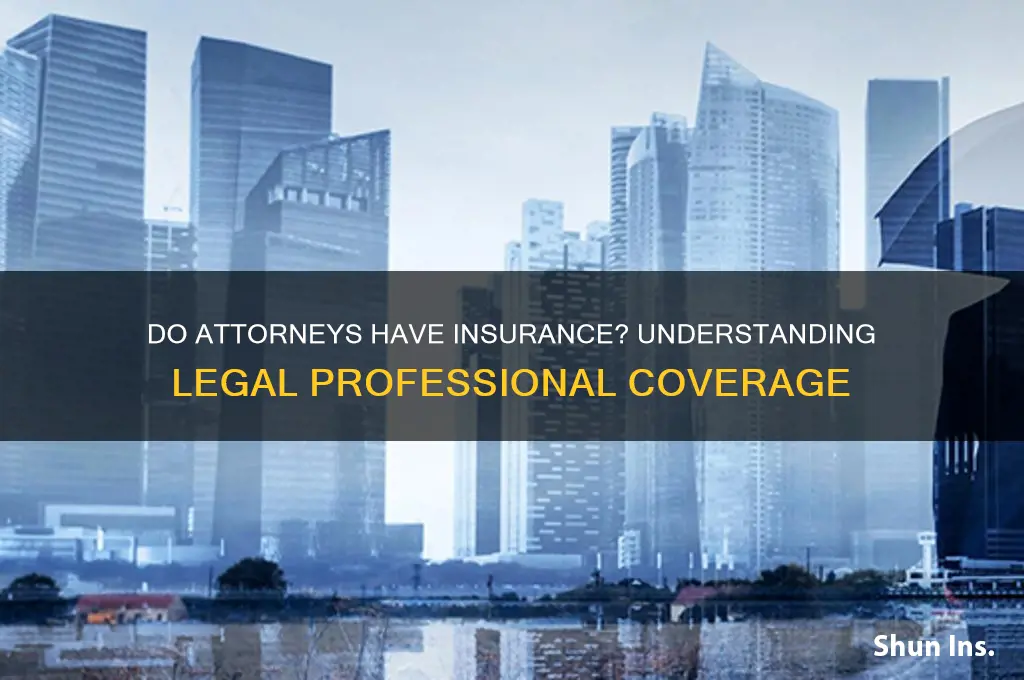 do attorneys have insurance