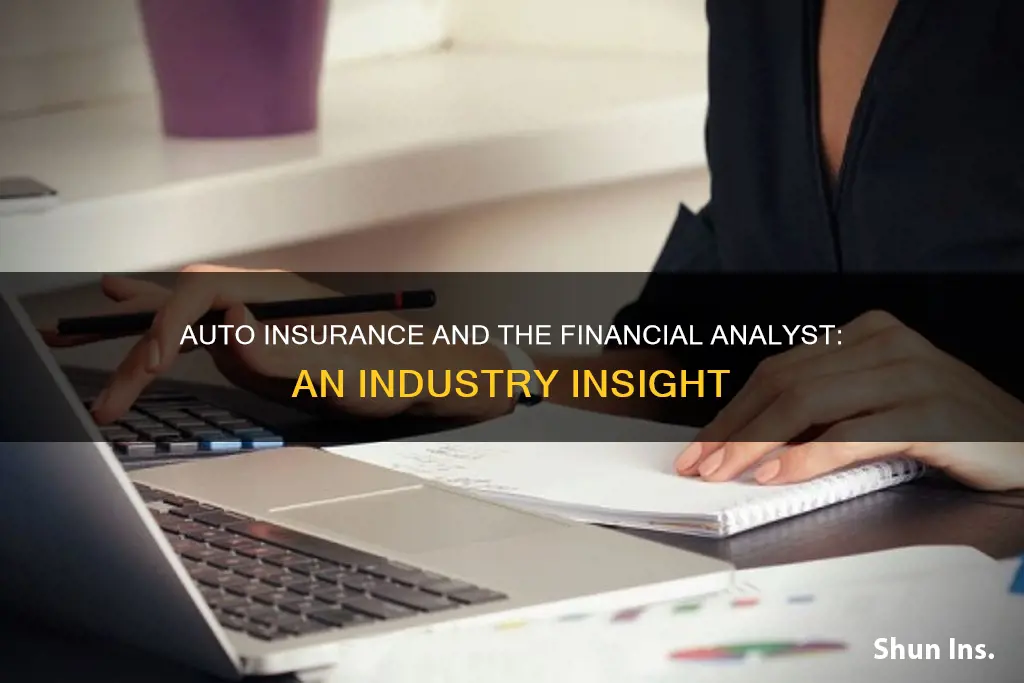 do auto insurance companies have a financial analyst