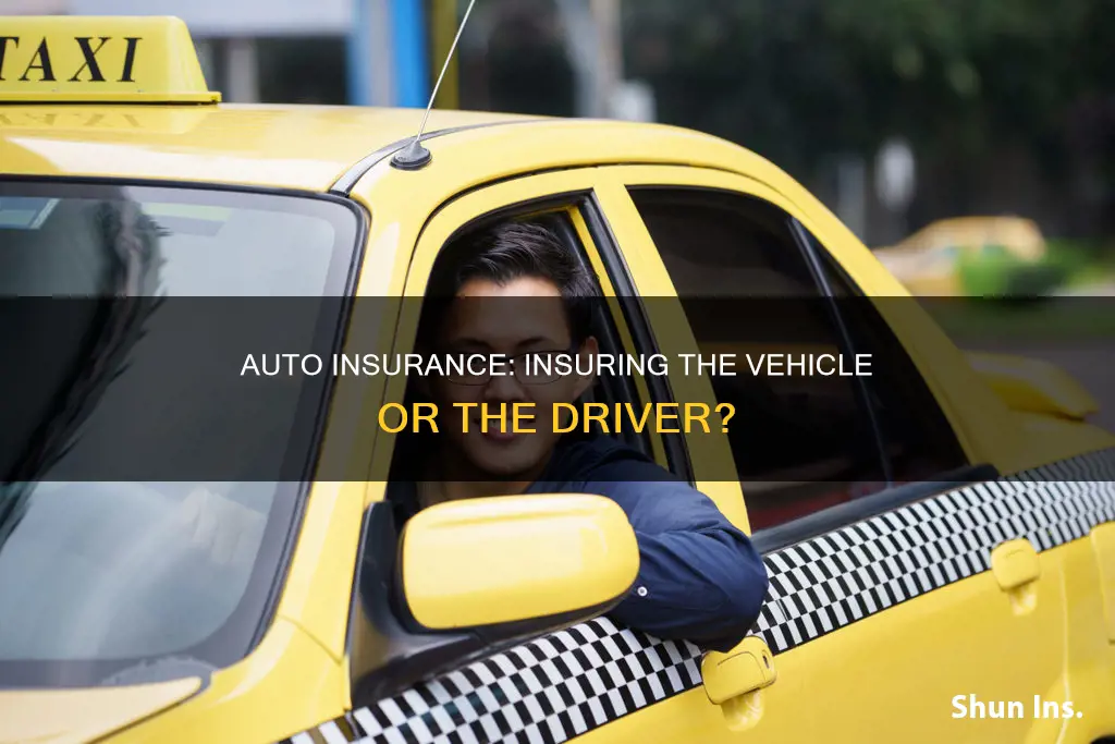 do auto insurance companies insure vehicle or drivers