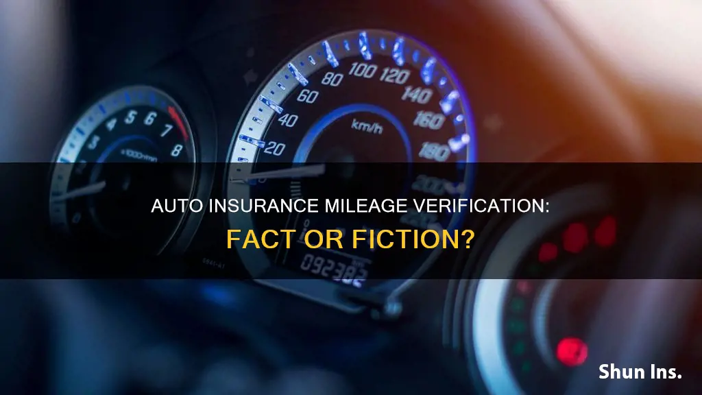 do auto insurance companies verify mileage