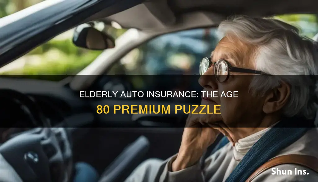 do auto insurance rates automatically go up at age 80