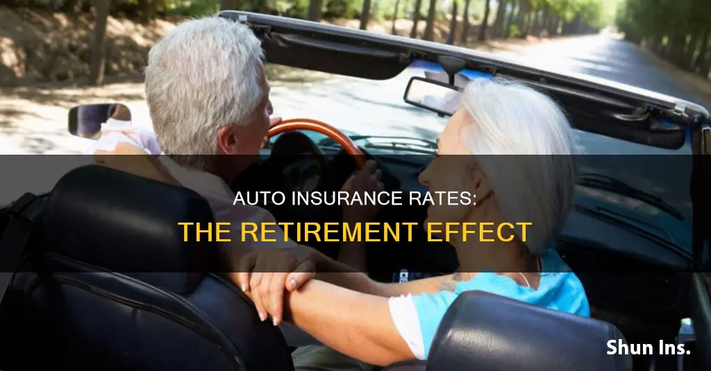 do auto insurance rates go down when you retire