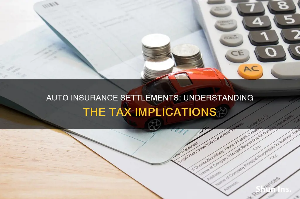 do auto insurance settlements cover taxes