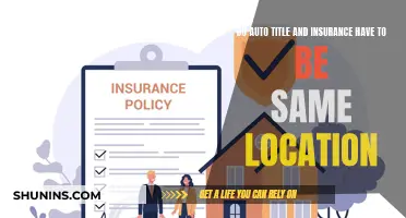 Auto Title and Insurance: Location, Location, Location?