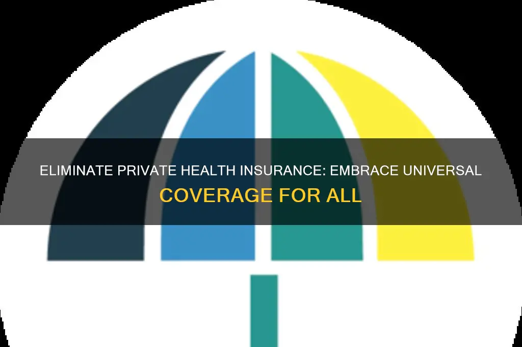 do away with private health insurance
