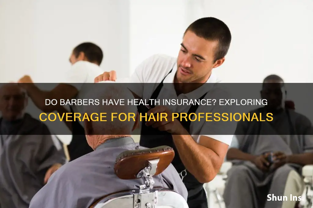 do barbers have health insurance