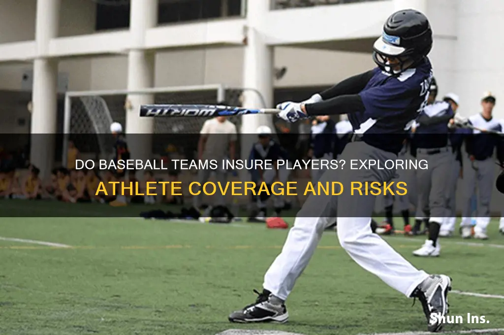 do baseball teams have insurance on players