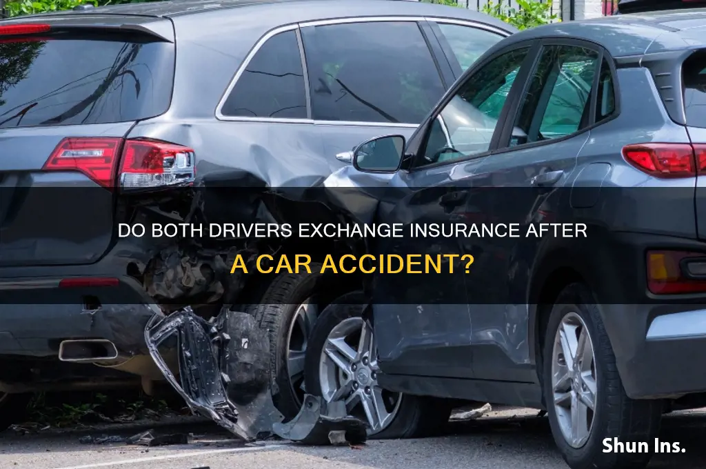 do both drivers exchange insurance