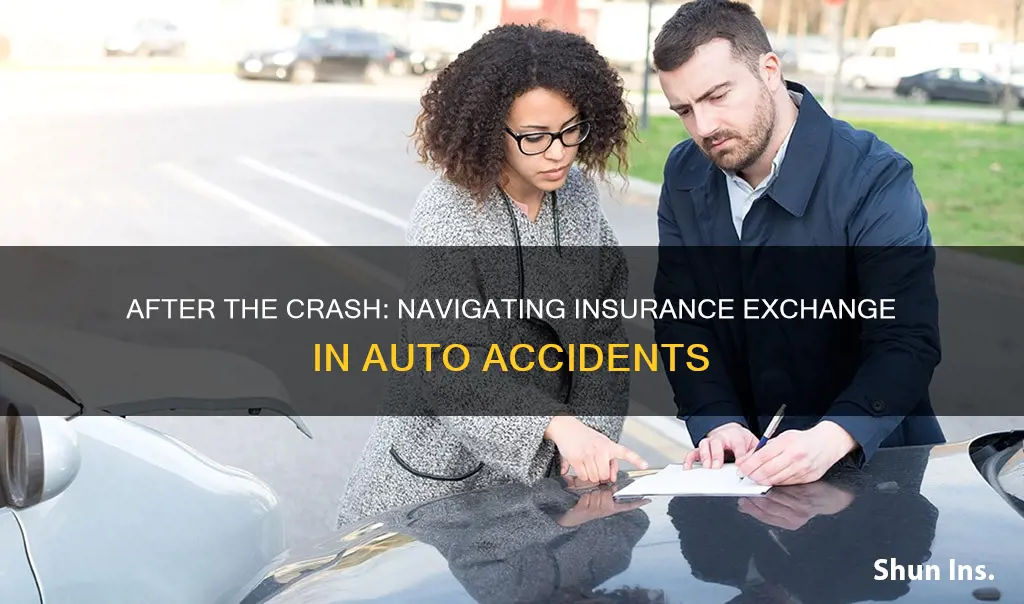 do both parties give insurance information in auto accident