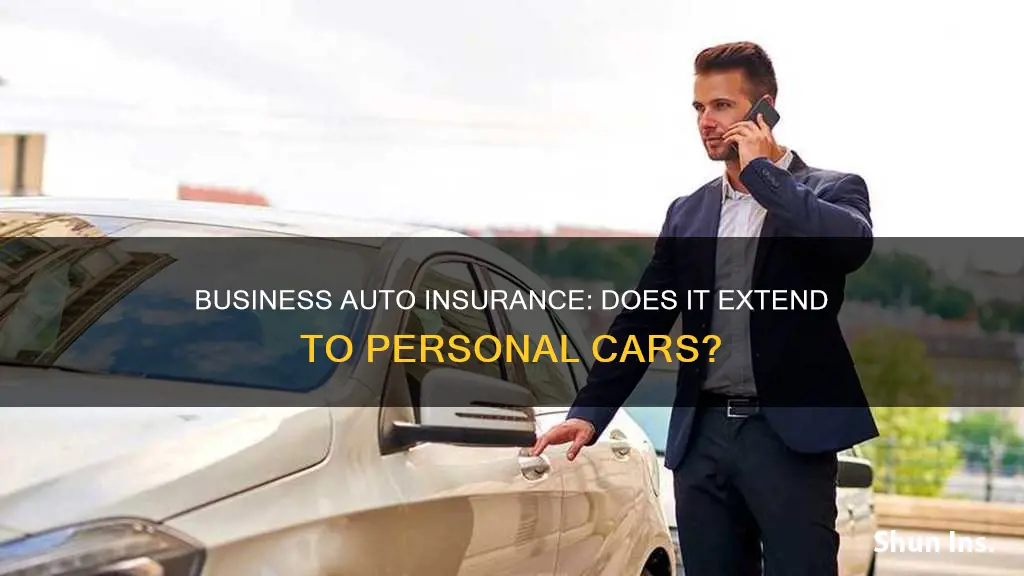 do business auto insurance cover personal vehicles