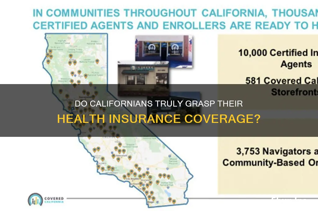 do californians understand health insurance