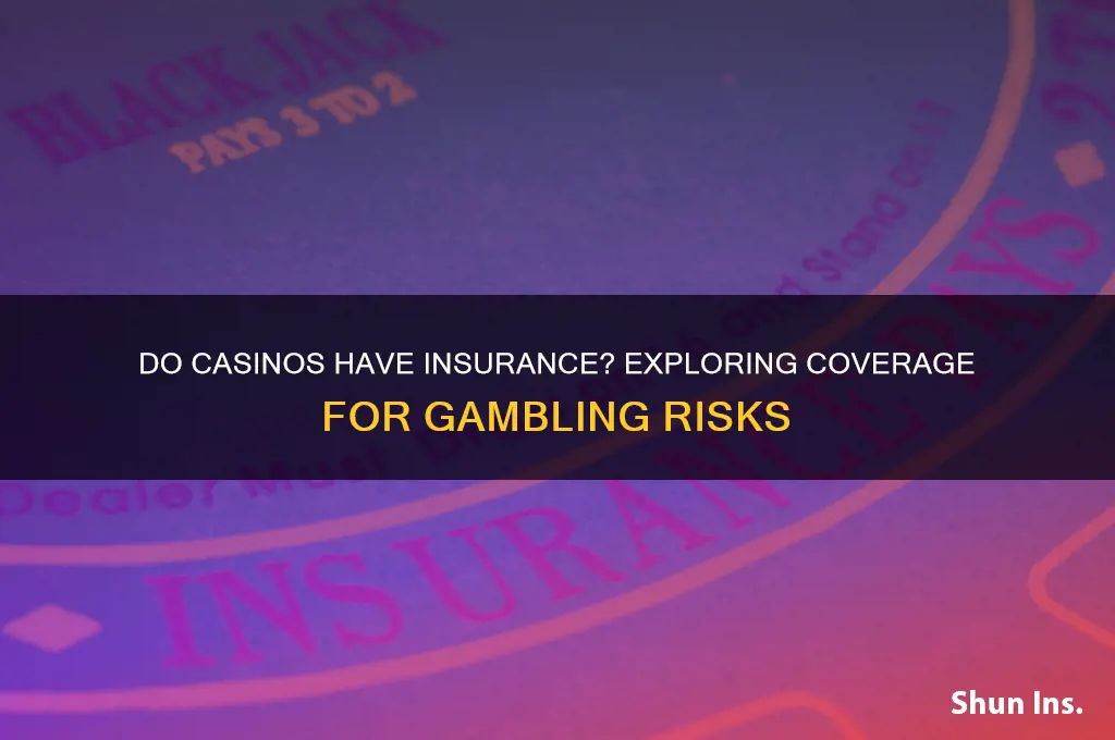 do casinos have insurance