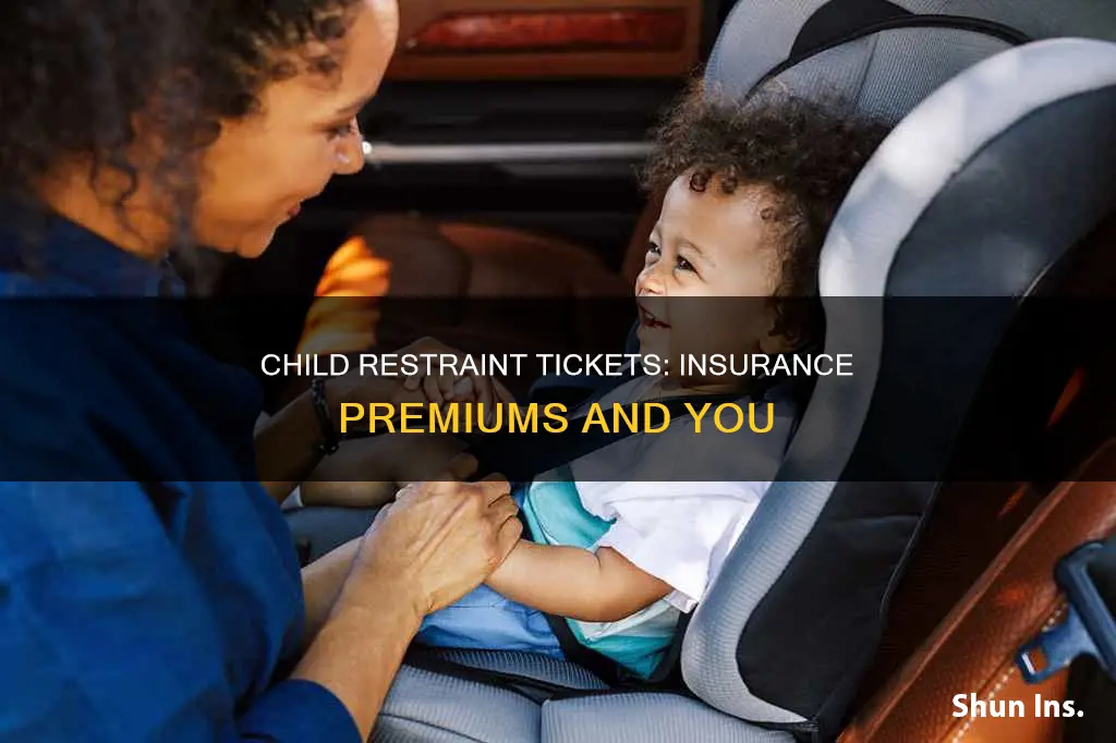 do child restraint tickets make insurance go up