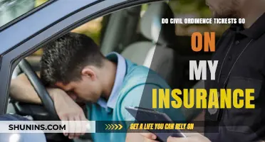 Civil Ordinance Tickets: Insurance Impact?