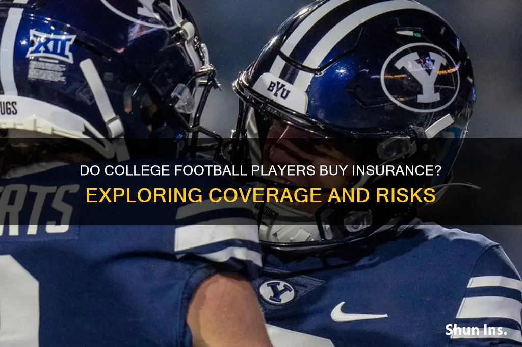 do college football players by insurance