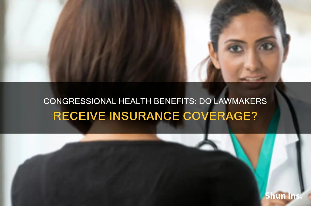 do congressmen receive health insurance