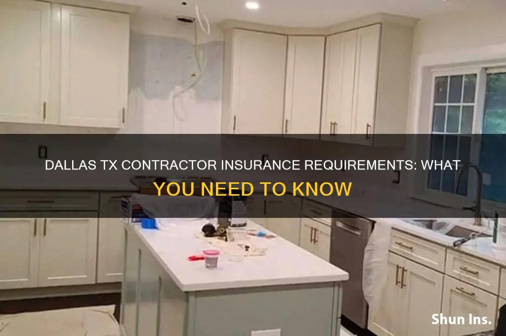 do contractors have to have insurance in dallas tx