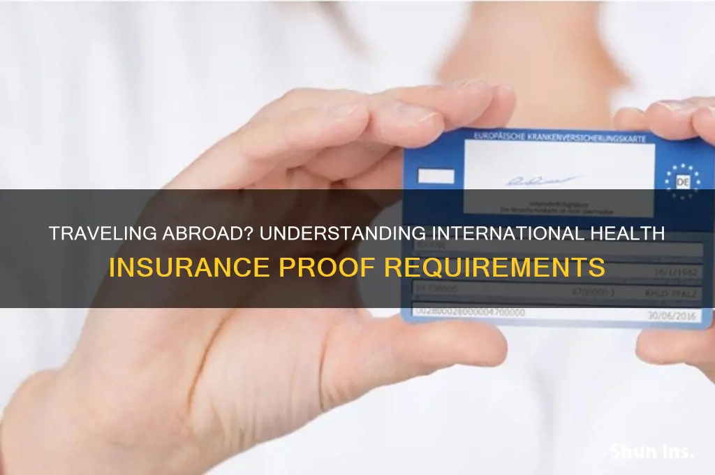 do countries ask to see proof of international health insurance