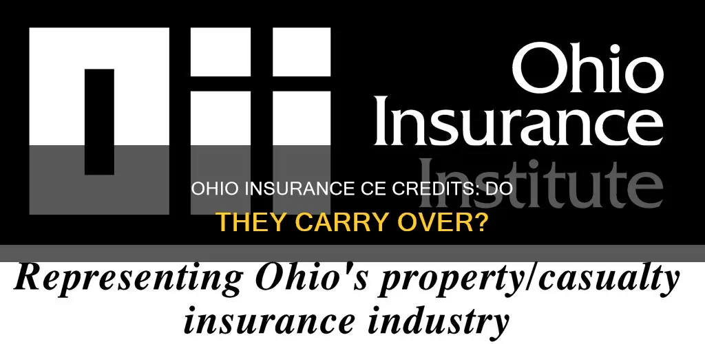 do credits insurance ce credits carry over in Ohio