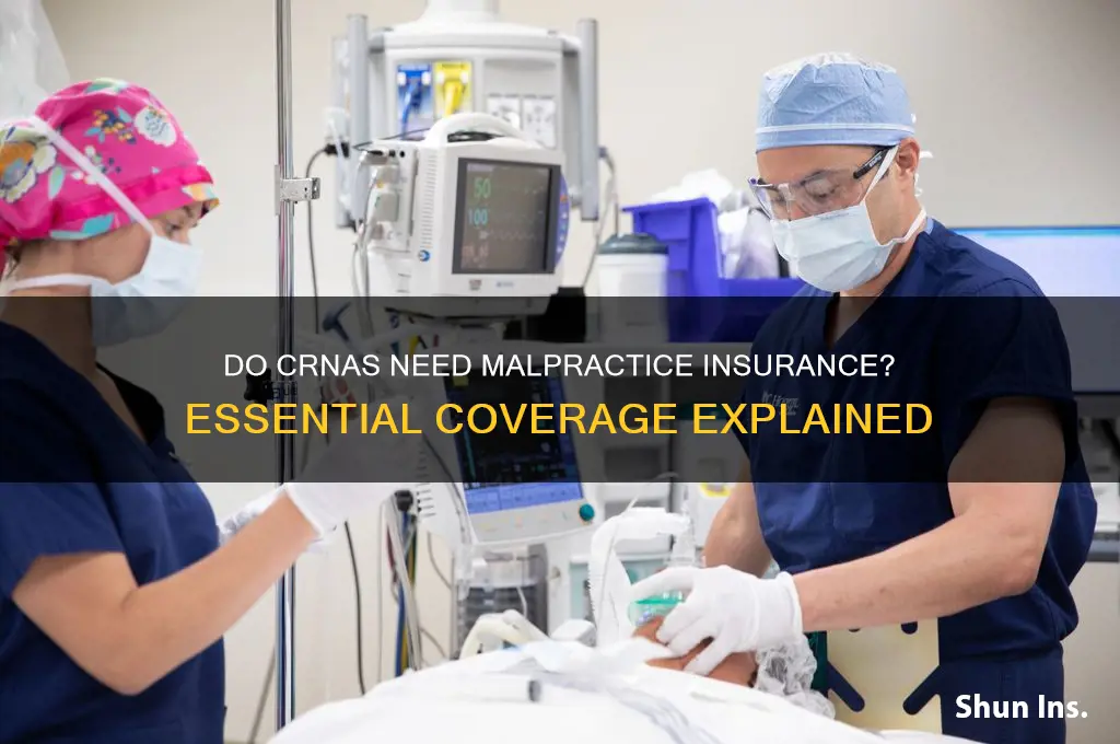 do crnas have malpractice insurance
