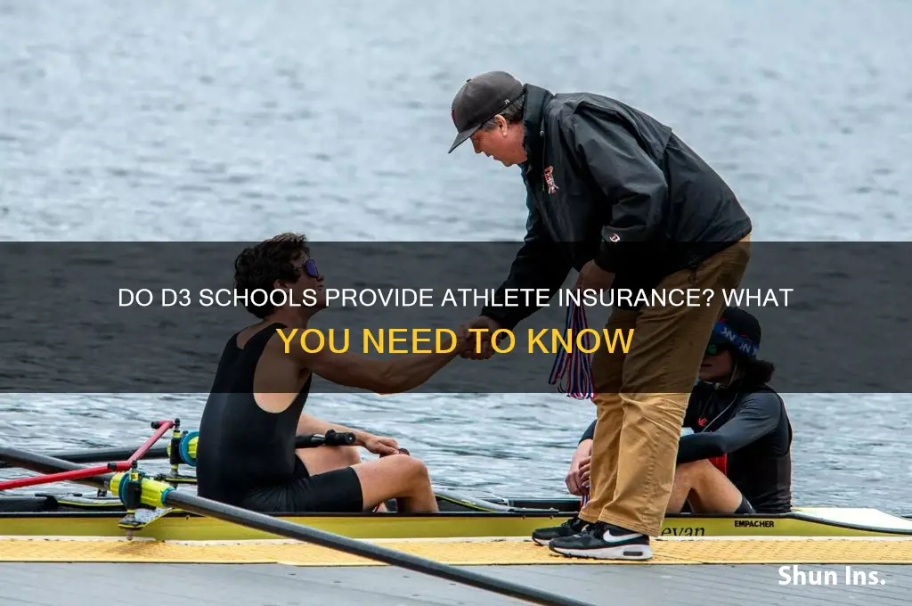 do d3 schools have insurance for their athlette