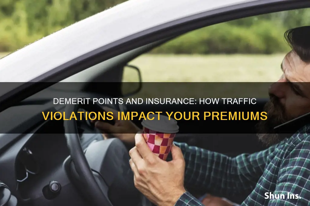 do demerit points increase insurance