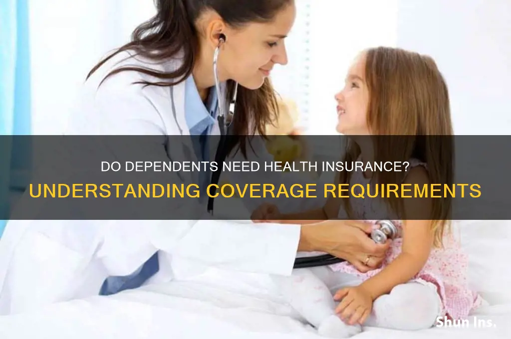 do dependents have to have health insurance
