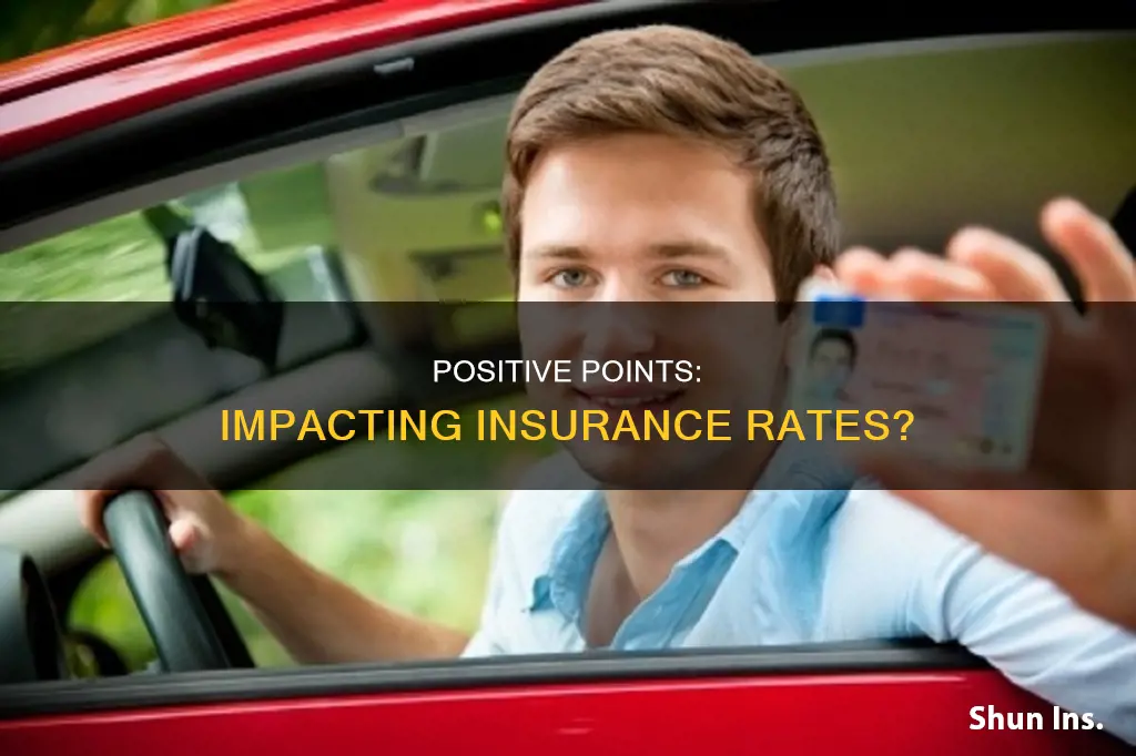 do different positive point levels affect driving insurance rates