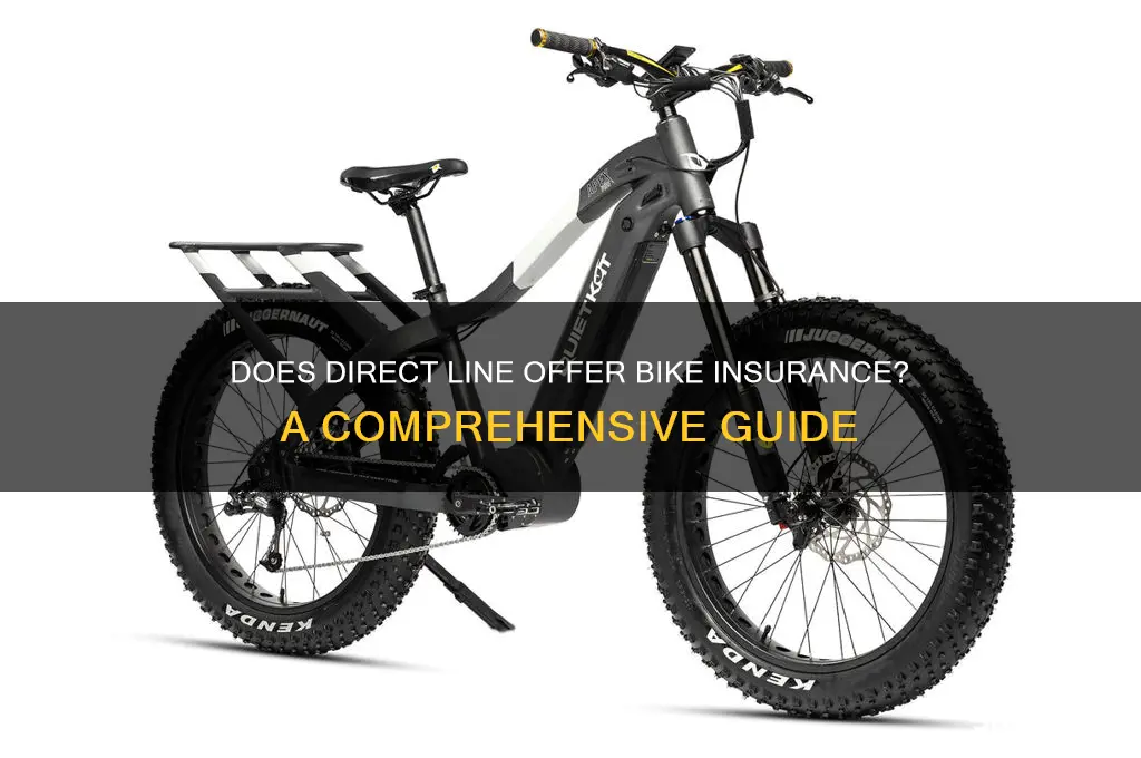 do direct line do bike insurance
